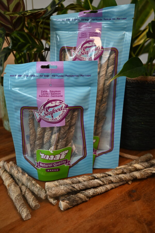 Zalmhuid roll sticks 12cm