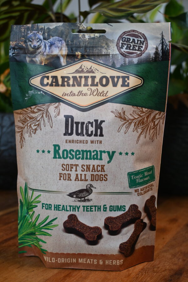 Eend en Rozemarijn Soft Snack 200g – Carnilove