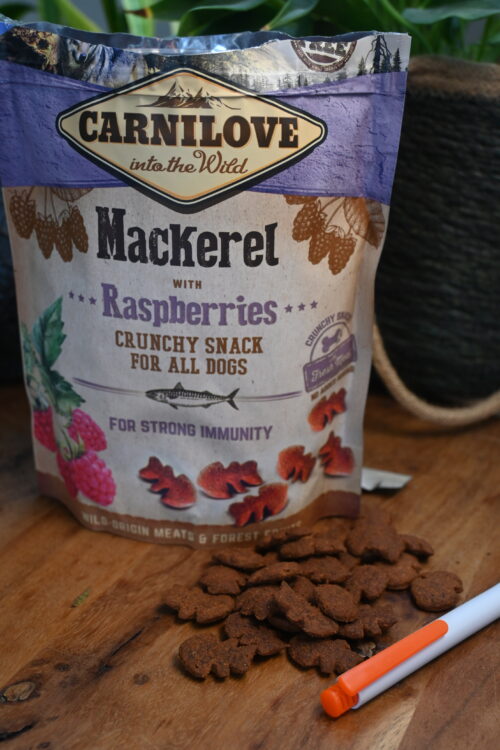 Makreel en Frambozen Crunchy Snack 200g - Carnilove