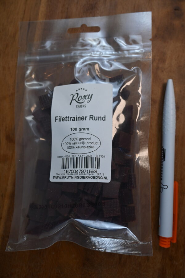 Rund Filet zachte trainer stukjes