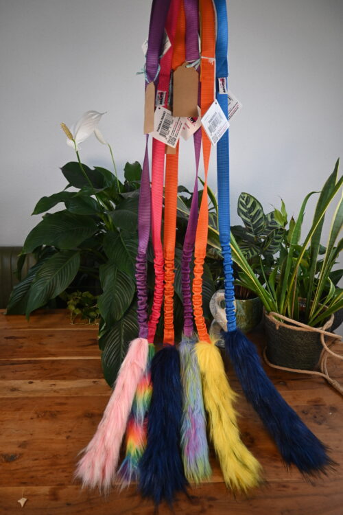 Agilitoy Tugzilla Bungee speeltje met imitatiebont 100cm