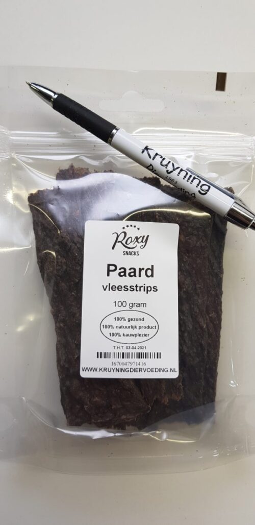 Paard Vleesstrips 100g - Kruyning