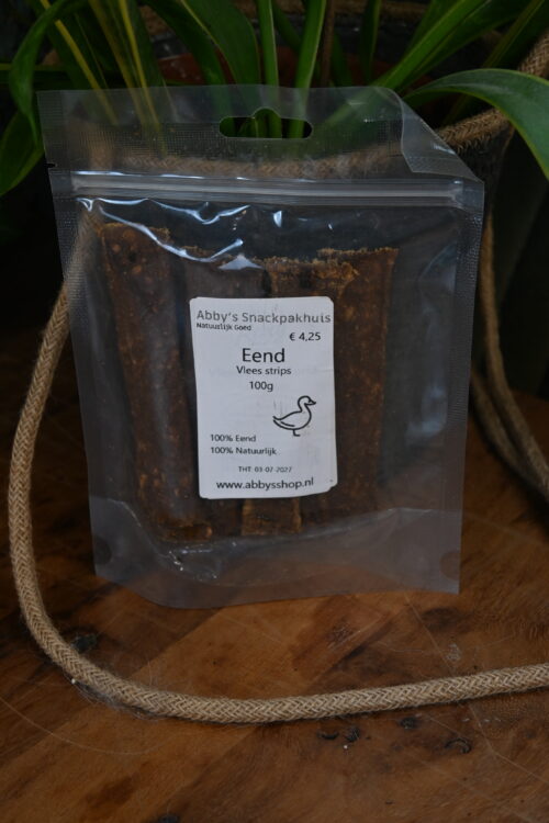 Vleesstrips Eend 100g Eend Vleesstrips 100g