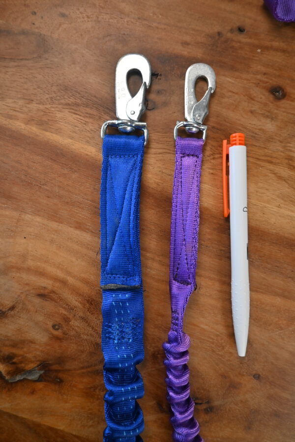 Bungee hondenspeelriem 180 cm met imitatiebont