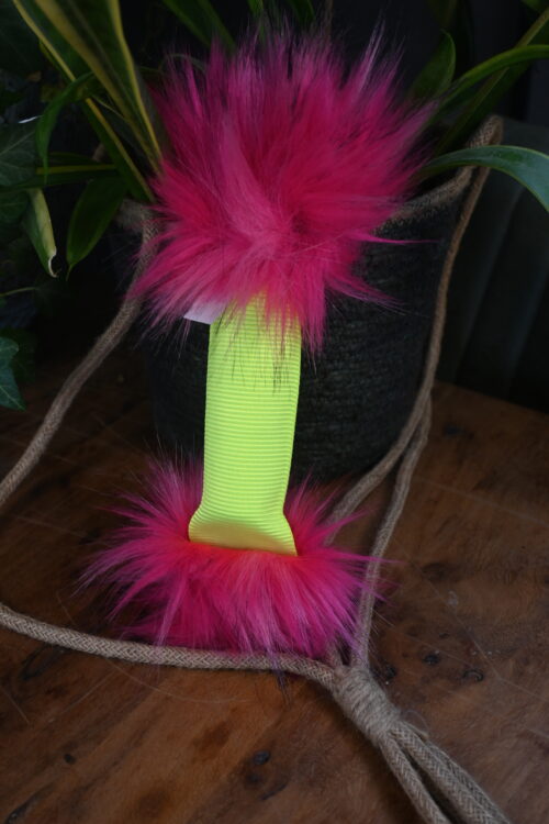 Piepspeeltje met immitatiebont 21 cm