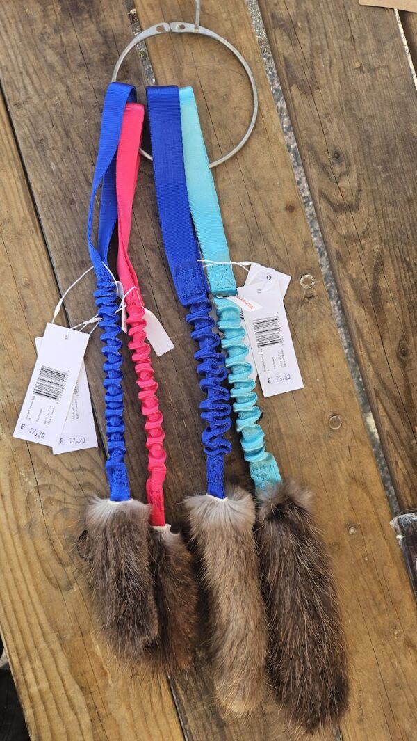 Bungee ­speeltje met beverbont 50 cm