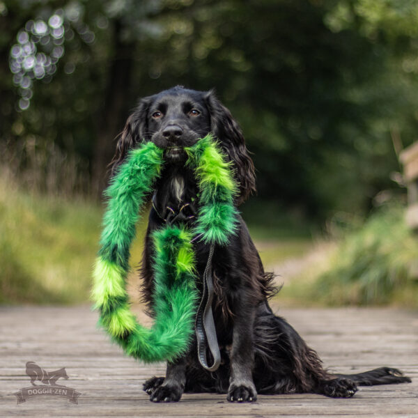 Hondenspeelriem met imitatiebont 120cm