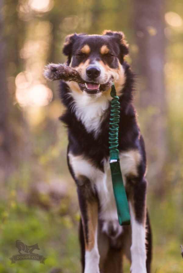 Bungee ­speeltje met konijnenbont 50 cm