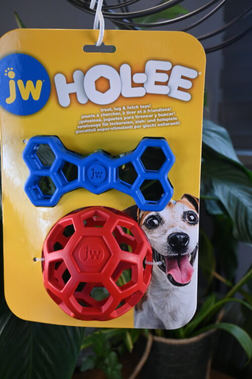 JW Hol-EE Gatenbal Duo – multifunctioneel hondenspeeltje