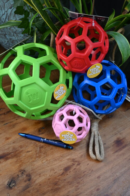 JW Hol-EE Roller gatenbal – multifunctioneel hondenspeeltje