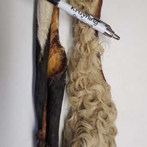 Runderhuid met vacht 35cm
